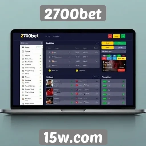 Avaliação da interface do usuário do 2700bet